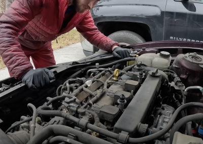 this image shows spark plugs and ignition coil in Las Cruces, NM